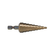 Сверло ступенчатое HSS-TiN с прямым желобком, 4-20, 1/4",  MAKITA D-40129