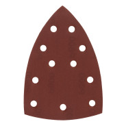 Треугольник абразивный на ворc. подложке под "липучку", перф., P 600, 150х150х100 мм, 5 шт...DENZEL 738697