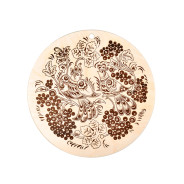 Доска разделочная, "Птички", ф 24 см, береза  MARMITON 17115