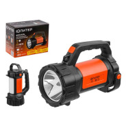 Фонарь светодиодный аккуммуляторный 3Вт + 3Вт (оранж.)  JP1050...ЮПИТЕР 1570606