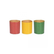 Набор бумажных форм для выпечки куличей "Пасхальный", 3 шт., 7х8,5 см,  ...MARMITON 11367