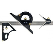 Угольник многофункциональный 300mm с транспортиром   YT-70772...YATO 132728