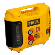 Компрессор воздушный DL1300, 10 бар, 1,3 кВт, 180 л/мин, 5 л, с набором аксессуаров  ...DENZEL 58011