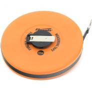 Рулетка геодезическая, 30 м х 12.5 мм, лента ПВХ, закрытый круглый корпус  ...Sparta 312235