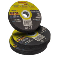 Круг отрезной абразивный 125x1.2x22.2мм ( К-т 30шт)  WMC TOOLS WMC-CW505(30шт к-т)