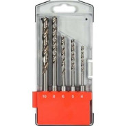 Свёрла по металлу 4-10 мм.. c хвостовиком SDS+ HSS 6542 (набор 5 шт.)  ...YATO YT-40050