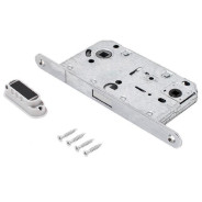 Защелка врезная межк. ML 96WC-50 SC мат.хром магн. под фикс. АЛЛЮР  ...УЗК 14129