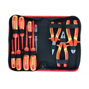 Набор инструмента диэлектрического, 12 пр. в сумке  Rock FORCE RF-05011