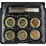 Набор для ремонта резьбы к масляному поддону M20х1,5мм (6пр.)  ...YATO YT-17574