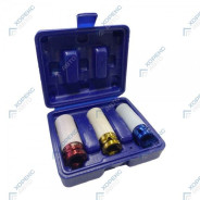 Набор глубоких ударных головок 1/2", 3 пр., 17-21мм,  ХОРЕКС АВТО RT-010К