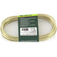 Трос металлополимерный прозрачный ПР-2.0, (2.0мм толщина, моток 20м.п.)  ...Сибртех 47625