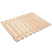 Коврик деревянный, липовая рейка/4 46х35х2  БАННЫЕ ШТУЧКИ 32134.00