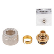 Евроконус (адаптер) 14(2.0)х3/4 для трубы многослойной HEAVY  AV Engineering AVE5301420