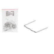 Скоба волнообразная 0.8 mm  для WG 7001, WG 7002 100 шт.  WORTEX 323333