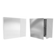 Шкаф зеркальный 80 Латтэ со светильником  АВН 41.19(1)