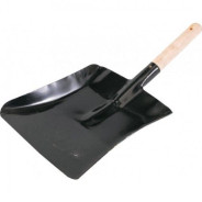 Совок металлический с деревянной ручкой 460х220mm  VOREL 72975