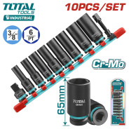 Набор ударных головок 3/8 "   (10 шт)TOTAL THKISD38106L