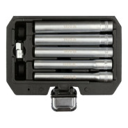 Головки торцевые 3/8" 8, 10, 12, 13, 14мм L=120мм (набор 6пр.) CrV  YATO YT-38361