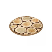 Панно можжевеловое, 30 см (круглое, с канатом)  БАННЫЕ ШТУЧКИ 33573