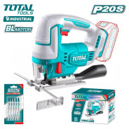 Лобзик аккумуляторный, 20В, БЕЗ АКБ, 3000 об.мин,   TOTAL TJSLI1008