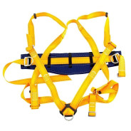 Удерживающе-страховочная привязь,модель УСП II,наплечные и набедренные лямки,высокий кушак  ...Сибртех 89507