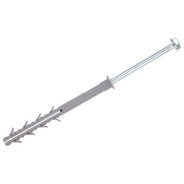 Дюбель рамный(фасадный)  нейлон, гриб, с шурупом (45 шт в уп.)  ...TECHKREP 10х120 мм