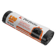 Мешки для мусора суперпрочные, 120 л, 10 шт. (Тип дна: звезда.)  ...PERFECTO LINEA 46-141400