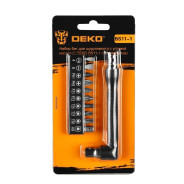 Набор бит с угловой насадкой DEKO BS11-1 SET 11Deko 065-0589