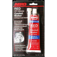 Герметик силиконовый КРАСНЫЙ 85г  ABRO 11 AB
