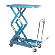 Тележка гидравлическая для подъема и перевозки агрегатов 400кг (h min-360мм,h max-1290мм, 1035х550) ...Forsage F-TP04001