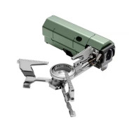 Плита газовая портативная (2600Вт, расход газа 120г/ч)  Forsage F-BDZ-155-A (green)