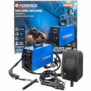 Сварочный аппарат (3.7кВт, 230В, диаметр электрода - 1.6-3.2мм, диаметр проволоки - 0.8-1мм, сварочн...Forsage F-MIG-205P