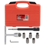 Набор фрез для чистки и восстановления посадочных мест дизельных форсунок, 7пр.  ...JBC JBC-907G7