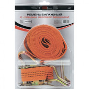 Ремень багажный с крюками, 5x0.038м, храповый механизм  Stels 54370