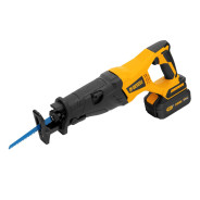 Пила сабельная аккумуляторная бесщет, 18В, 1АКБ 4,0 А/ч, ход 28 мм,   BRC-120, 18В Li-Ion  ...DENZEL 28460