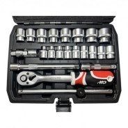 Набор инструментов 3/8" (22пр.) CrV  H-D HD-38561