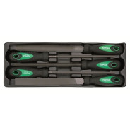 Набор-сет напильников 5шт., 136х364mm  Toptul GBAT0501