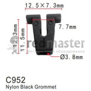 Клипса для крепления внутренней обшивки а/м Мерседес пластиковая (100шт/уп.)  ...Forsage C0952(Mersedes)