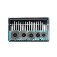 Набор шарошек и отрезных дисков с алмазным напылением для гравера + держатели DEKO RT25 (SET 25)...Deko 065-0681