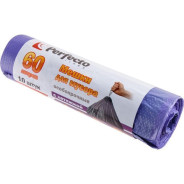 Мешки для мусора особопрочные с затяжкой, 60 л, 10 шт.,  PERFECTO LINEA 4811881007523