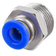 Фитинг для пластиковых трубок 6мм с наружной резьбой 3/8"  ...Forsage F-SPC06-03