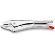 Зажим ручной с фиксацией, размеры под круг 65 мм, под квадрат 30 мм, под ключ 34 мм, L-300 мм, оцинк...KNIPEX 4104300