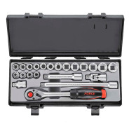 1/2" Набор 6гр. Головок 8-24мм с приспособлениями, в кейсе 22пр.  ...Force 4226