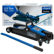 Домкрат подкатной гидравлический двухпоршневой 2.5т (h min 90мм, h max 400мм)  ...Scheppach SCH-T830031