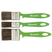 Набор кистей для работ по дереву, 25мм, 35мм, 50мм, смешанная щетина, пластиковая рукоятка  ...Matrix 83379