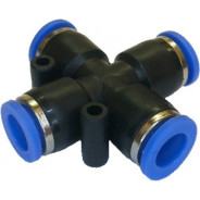 Пневматический фитинг PU/PE тип Х10mm  GEKO G03053
