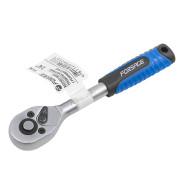 Трещотка реверсивная с резиновой ручкой 1/4"  Forsage F-80222W