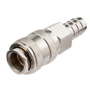 Быстроразъем пневматический с клапаном  "елочка" 12мм  ...Partner SE1-5SH