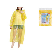 Дождевик-пончо c рукавами, желтый  PERFECTO LINEA 28-145002