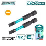 Бита ударная SL5 50 мм   (2 шт)TOTAL TACIM71SL550
